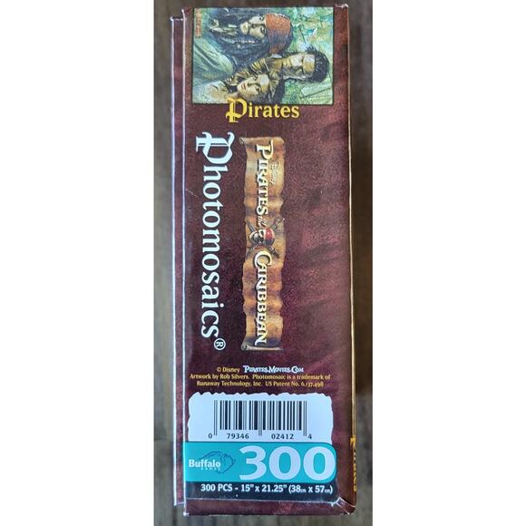 Pirates of the Caribbean 300 Piece Photomosaics Puzzle by Buffalo with Poster - Picture 3 of 3